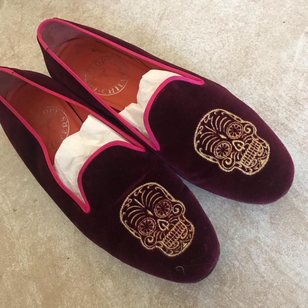 velvet fur shoes made by Spain